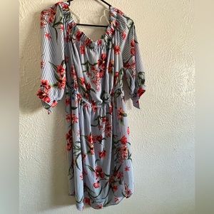 Love J off the shoulder dress.